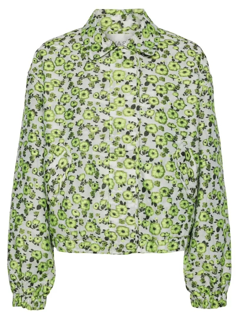 Outerwear>Yas SHUNA BOMBER JACKET WildLime