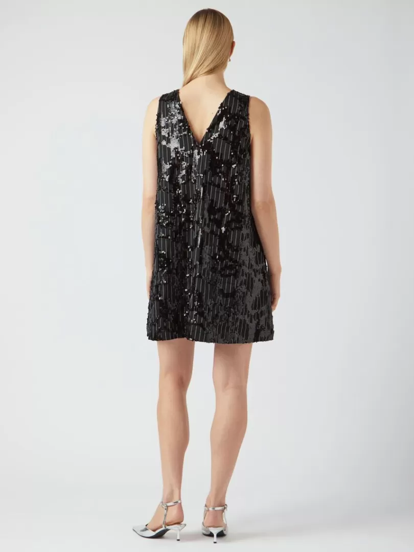 Dresses>Yas STRIBY MINI DRESS Black