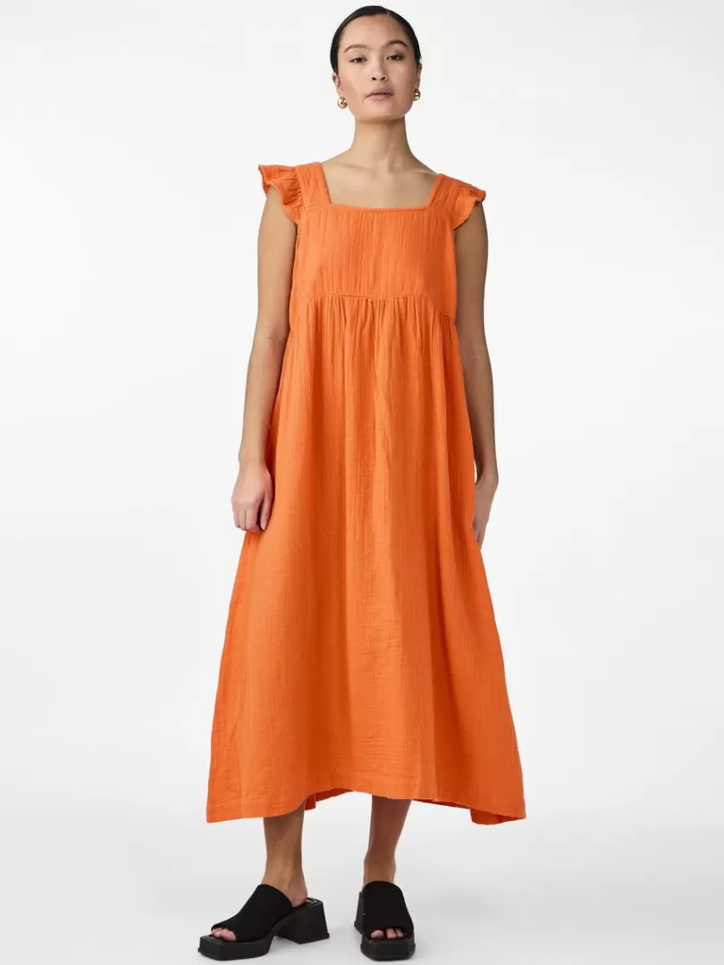 Dresses>Yas VIMOLA MAXI DRESS VermillionOrange