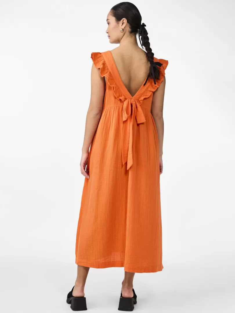 Dresses>Yas VIMOLA MAXI DRESS VermillionOrange