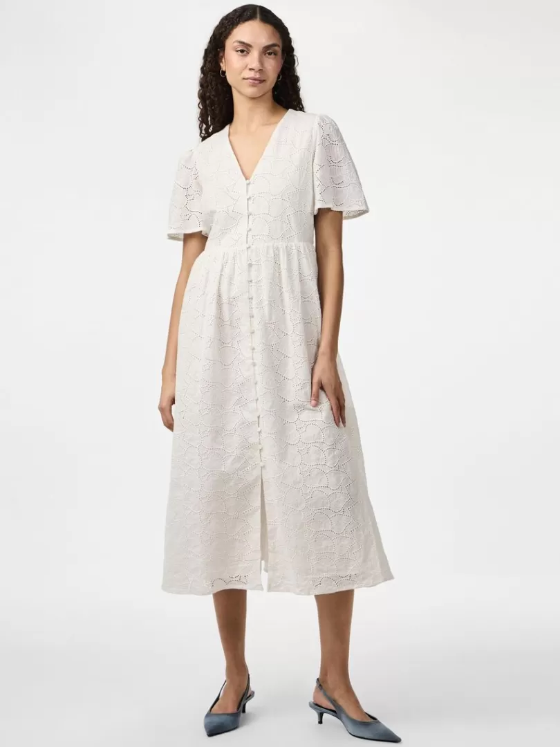 Dresses>Yas WIOLA MIDI DRESS StarWhite